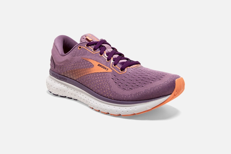 Brooks Glycerin 18 Road Loopschoenen Dames - Paars - 915430NGY